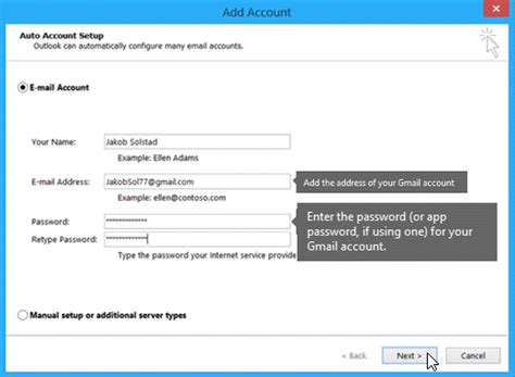 You may also manually add new contacts one at a time, instruct gmail to import contacts and messages directly from another email service or import contacts stored in a csv database file. MS OFFICE HELP: Import Gmail to Outlook