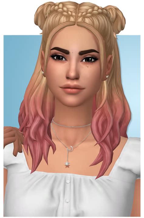 Elliandra Sims 4 Mm Cc Sims Four Sims 4 Cc Packs Top Knot Hairstyles
