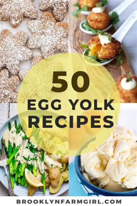 Maybe you would like to learn more about one of these? 50 Ways To Use Leftover Egg Yolks | Egg yolk recipes, Easy ...
