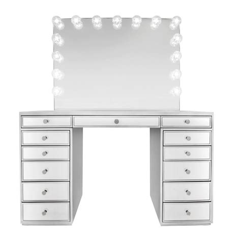 The mirrored look makes it adaptable to any surrounding without overpowering. SlayStation® Pro Premium Mirrored Vanity Table ...