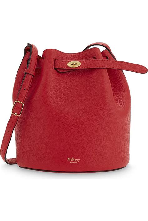 Mulberry Abbey Leather Bucket Bag Bags Bucket Bag