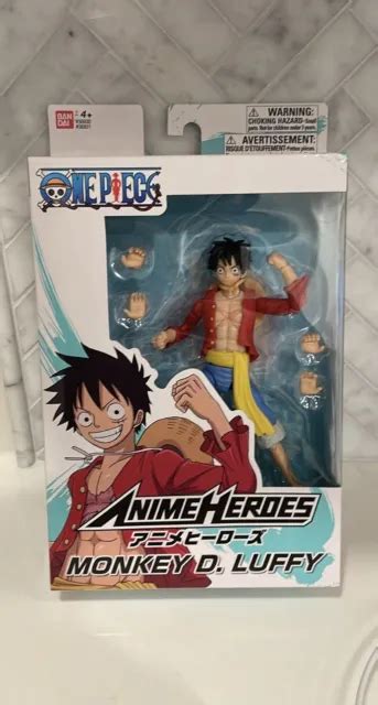 Sealed Anime Heroes One Piece Monkey D Luffy 65 Action Figure Bandai
