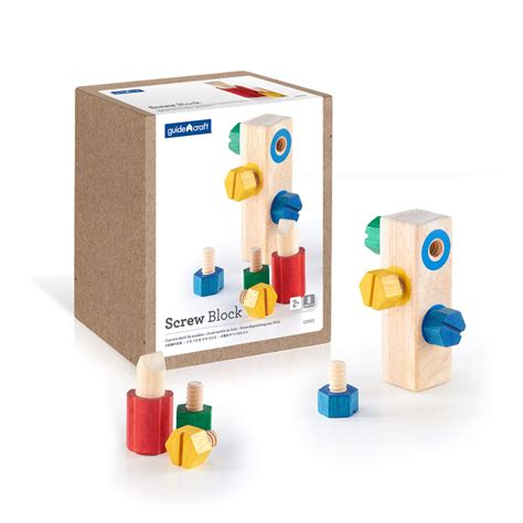 Anyway, there is no limitation for time. Guidecraft Screw Block - Kids Multi-Color Matching Game ...