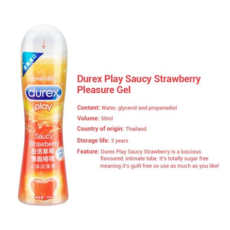 Discount Up To 50 Durex Play Cheeky Cherry Flavoured Gel Lube Anal Lubrication For Sex Ultra