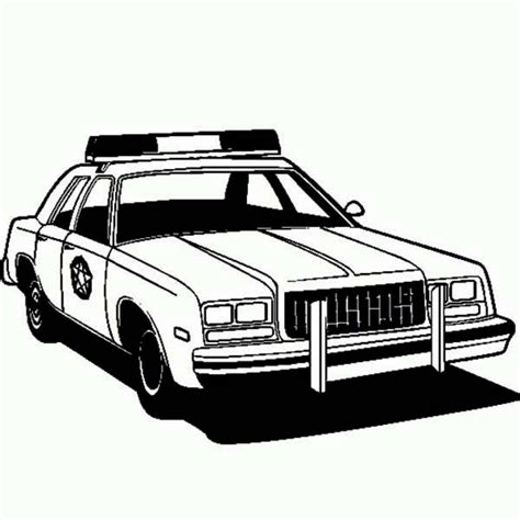 20 Free Printable Police Car Coloring Pages