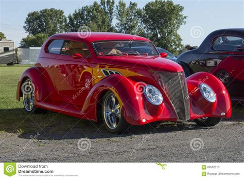 Red Custom Hot Rod Editorial Image Image Of Photo Body