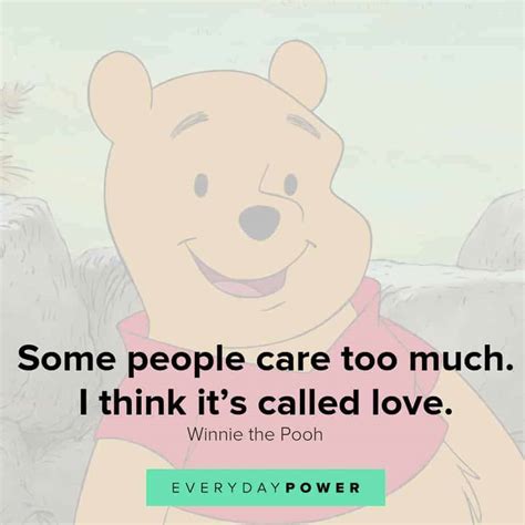 What are some famous quotes from winnie the pooh? winnie the pooh quotes about care