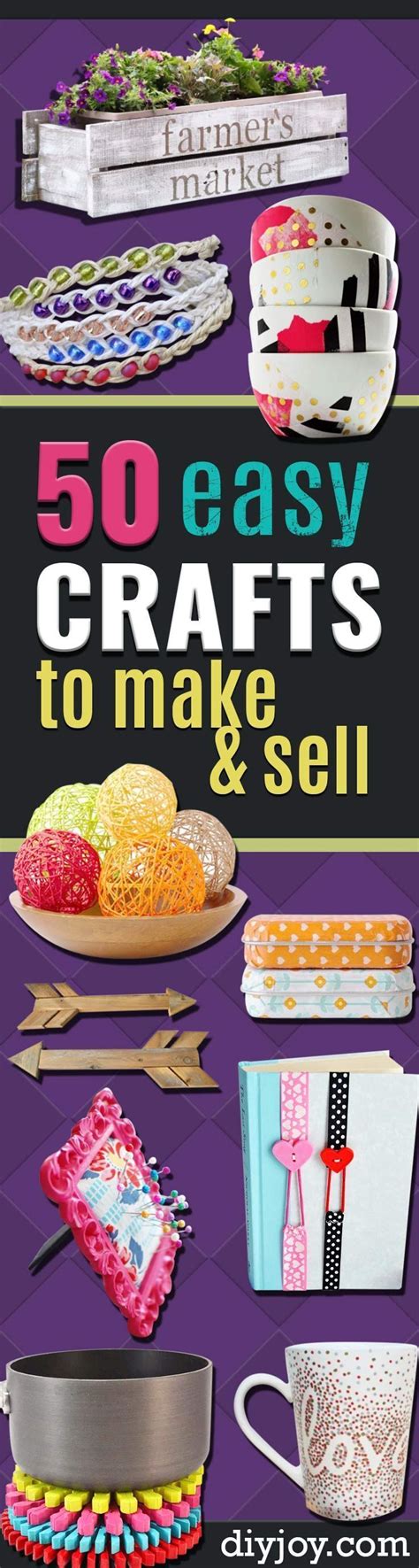 Easy Crafts To Make And Sell Cool Homemade Craft Projects You Can