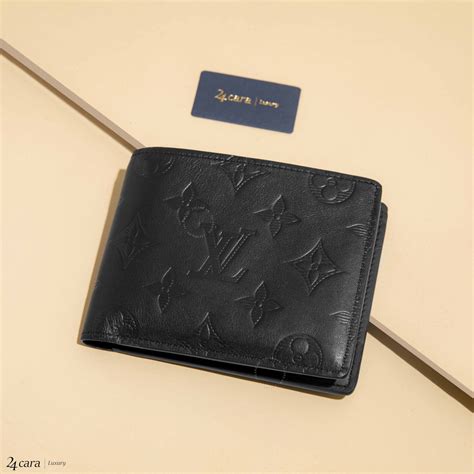 Louis Vuitton Multiple Wallet Monogram Shadow In Black 24cara