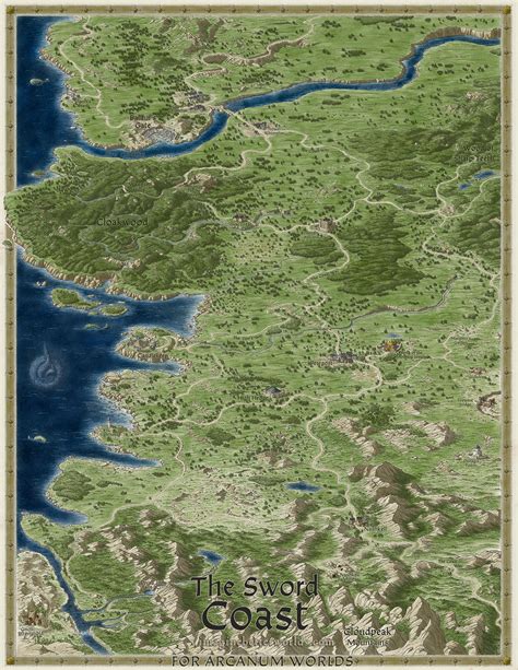 Baldurs Gate Sword Coast Map Rmapmaking