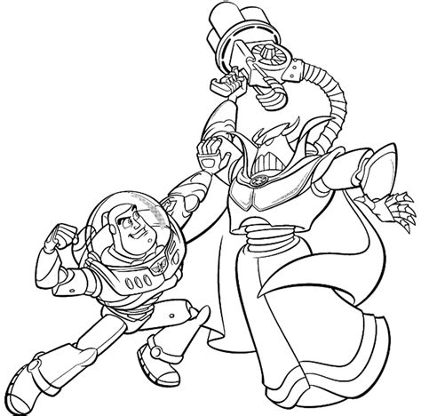 Toy Story Zurg Coloring Pages At Getdrawings Free Download