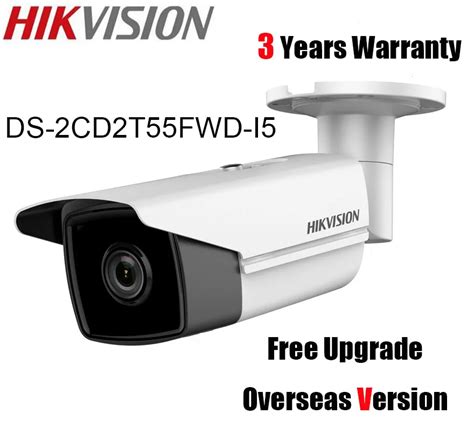 Hikvision English Version Ds 2cd2t55fwd I5 H265 Outdoor Ip Bullet