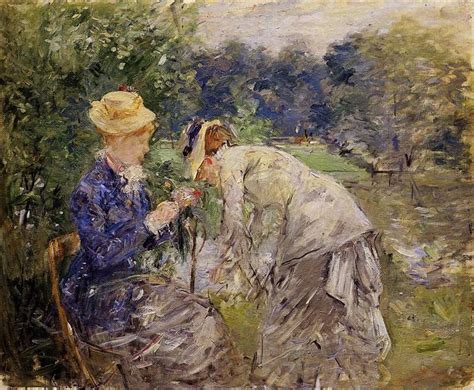 In The Bois De Boulogne 1879 Berthe Morisot
