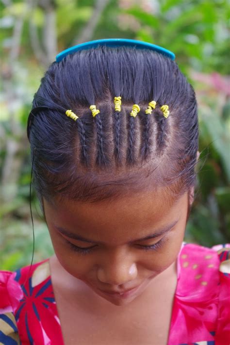 One braid or two braids is a universal hairstyle for kids, but it may look too banal. Braids & Hairstyles for Super Long Hair: Micronesian Girl ...
