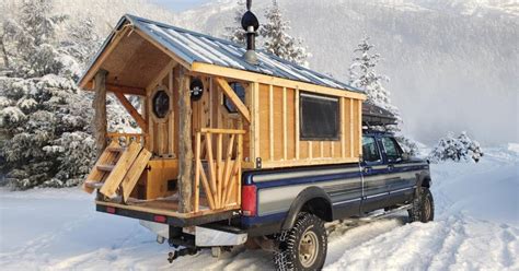 Search for info about cabins on wheels. DIY Inspiration: Tour This Rustic 'Cabin on Wheels ...