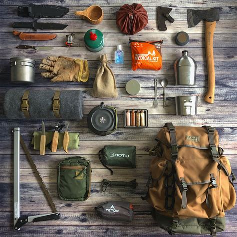 Day Trip Tools Outdoor Survival Gear Bushcraft Kit Bushcraft Backpack