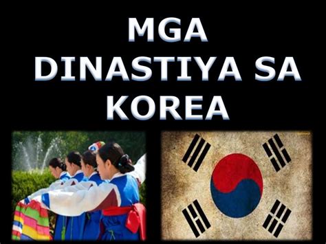 Mga Dinastiya Sa Korea