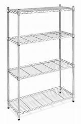 Pictures of 4 Tier Chrome Shelving Unit
