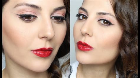Classic Makeup Tutorial Cat Eye And Red Lips Sona Gasparian Youtube