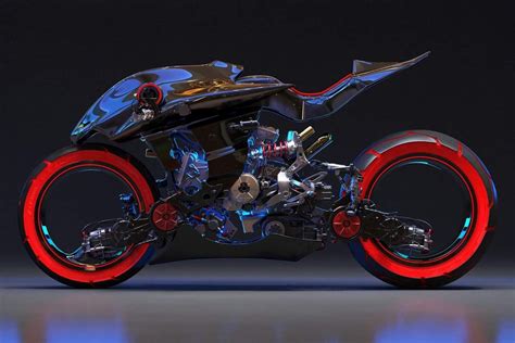 Pin By Un Dibujante On Cyberpunk Ll Futuristic Motorcycle Concept
