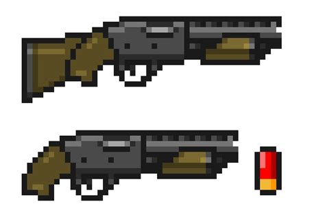 Pixilart Just A Shotgun By Digitex