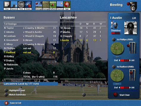 International Cricket Captain Screenshots