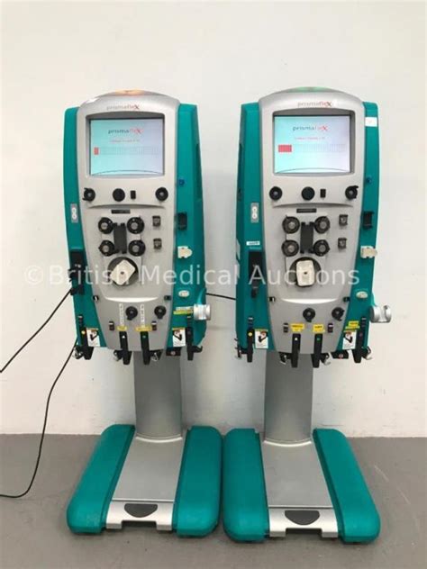 Used, in good condition, shows signs of use, functional, for sale as shown! 2 x Gambro PrismaFlex Dialysis Machines Software Versions ...
