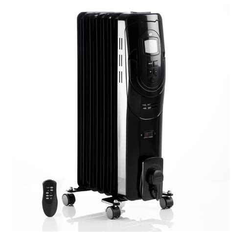 Portable Oil Filled Radiator 7 Fins Adjustable Thermostat With 3 Heat