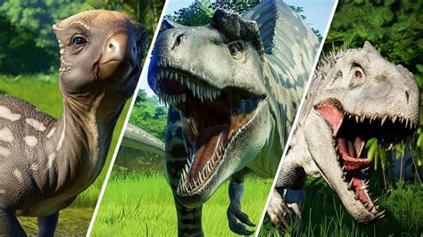 All 66 Dinosaurs Jurassic World Evolution Youtube
