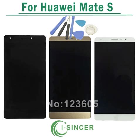 black white gold for huawei mate s lcd display touch screen glass panel digitizer assembly