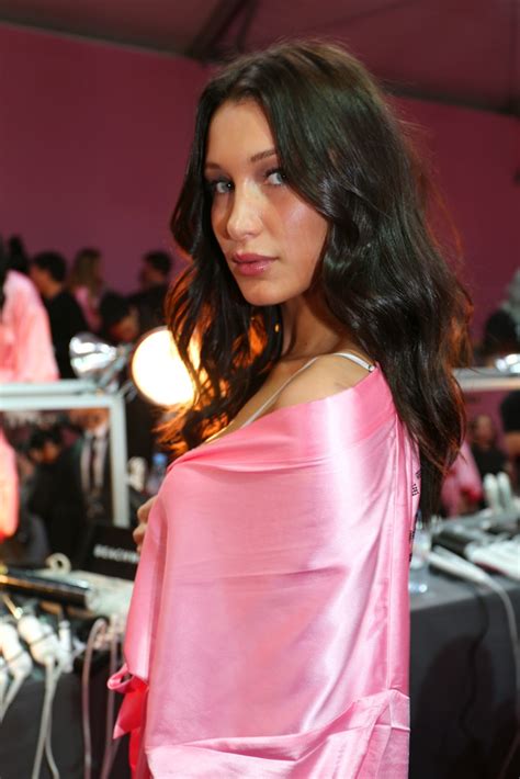 Bella Hadid From Backstage At The 2016 Victorias Secret Fashion Show