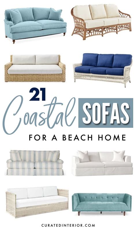 21 Coastal Sofas For Your Beach Home Coastal Sofa Coastal Living