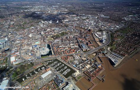 Aeroengland Kingston Upon Hull England Uk Aerial Photograph Showing