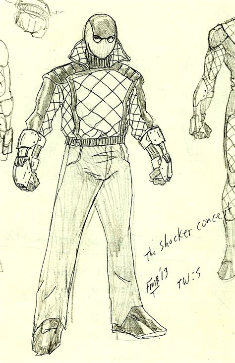 The Shocker Concept By Kyomusha Superhero Design Marvel Concept Art