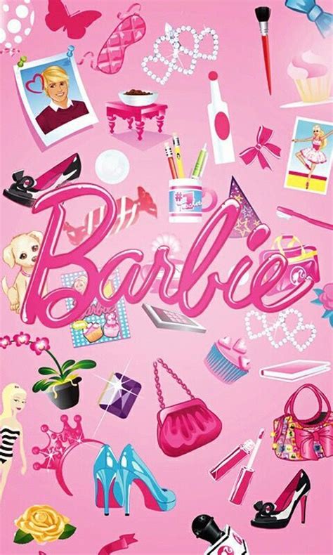 Barbie Drawing Pink Wallpaper Iphone Barbie Painting
