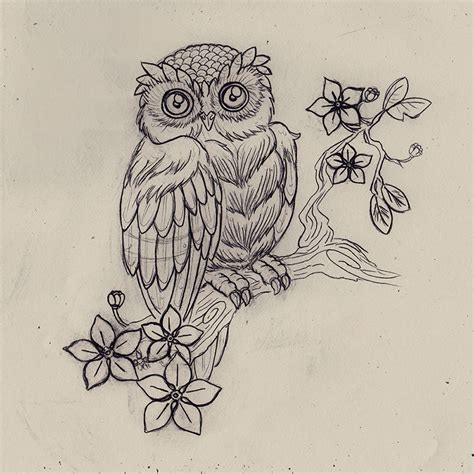 Tattoo Owl By N 2tt On Deviantart Owl Tattoo Drawings Owl Tattoo