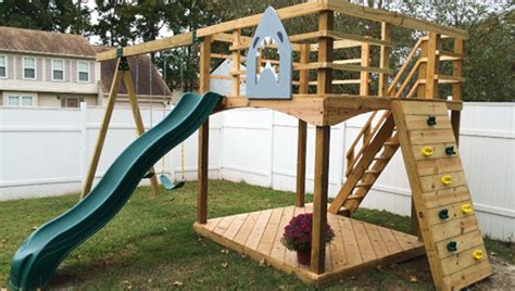 How To Build Your Own Outdoor Playset Diy Playground Backyard