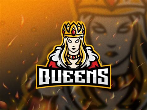Queens Queen Mascot Creative Professional