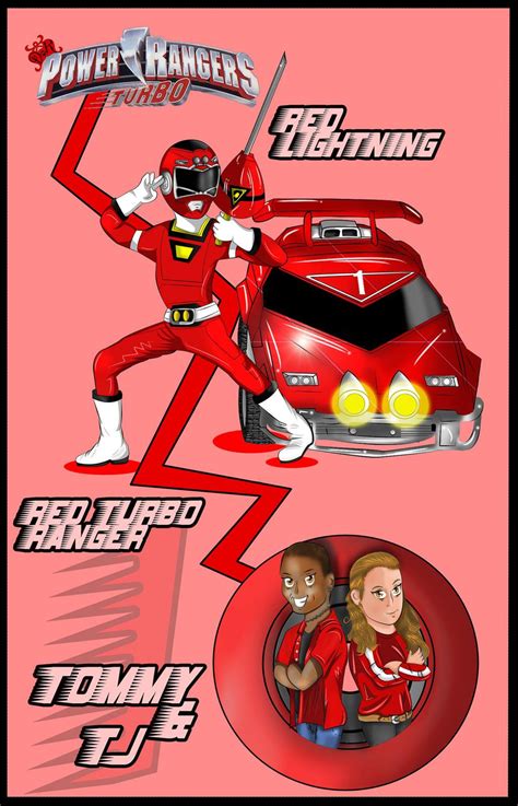 Red Turbo Ranger Tommy And Tj By Dk Darkkitty On Deviantart Favorite
