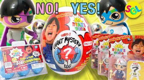 New Ryans World Toys Review Unboxing Giant Mystery Egg Build A Ryan
