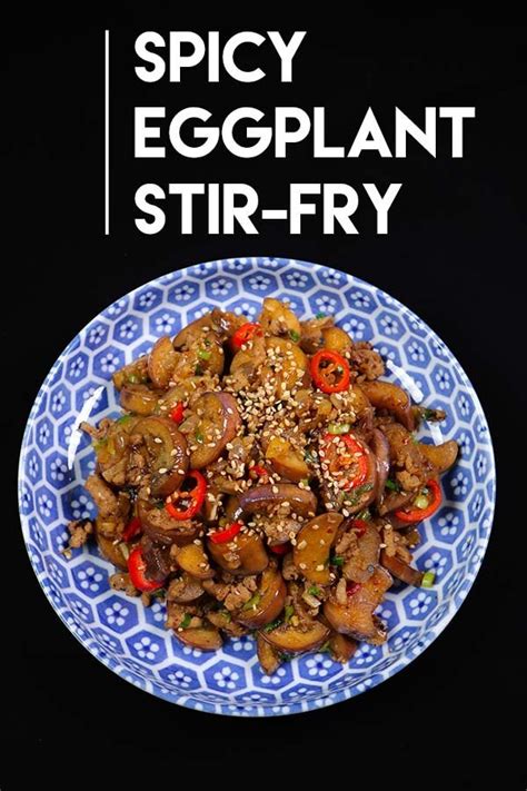 Add sauce and stir to combine. Spicy eggplant stir fry 02 - Seonkyoung Longest