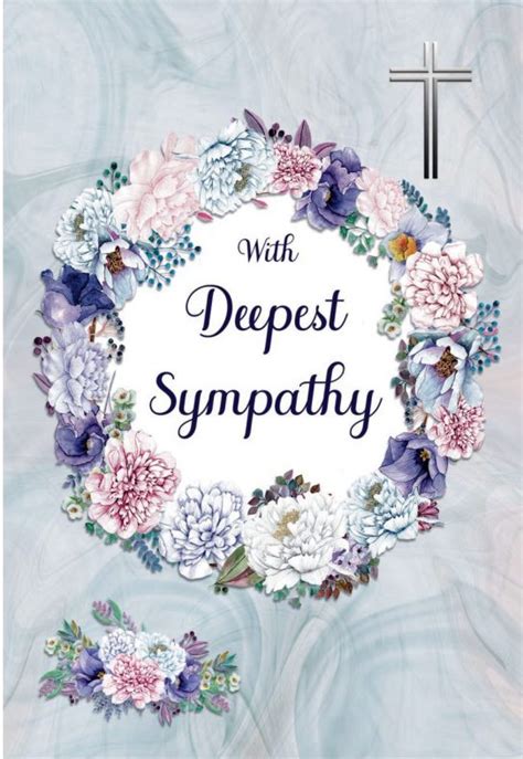 Sympathy Religious Cards Sy90 Pack Of 12