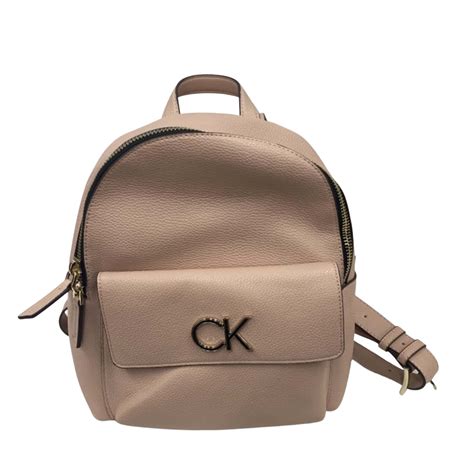 Calvin Klein Womens Backpack Camel Rose