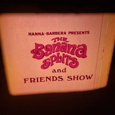 Banana Splits And Friends Show 16mm Colorsound Film 1 Cartoon