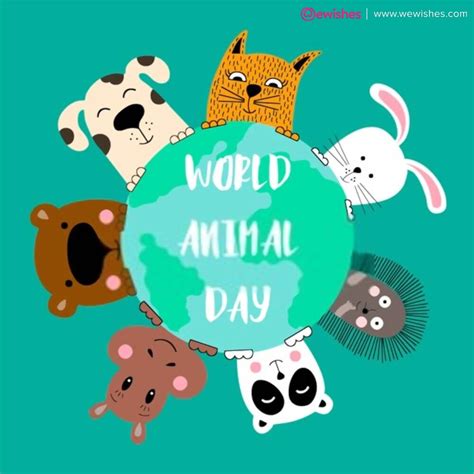 Happy World Animals Day Significance History Poster Wishes Quotes