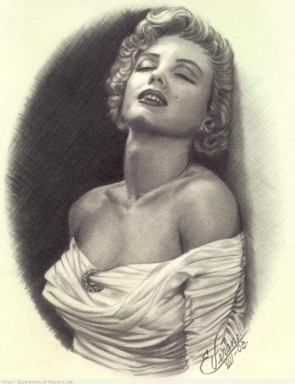 Perfil Marilyn Monroe Elia Verano Artelista Obra artística de