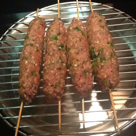 Grilled Ground Lamb Kebabs