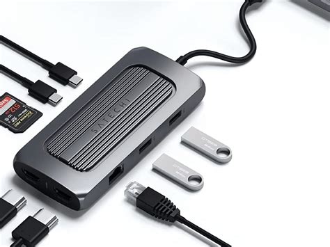 Satechi Usb C Multiport Mx Adapter Includes 10 Ports And A Refresh Rate