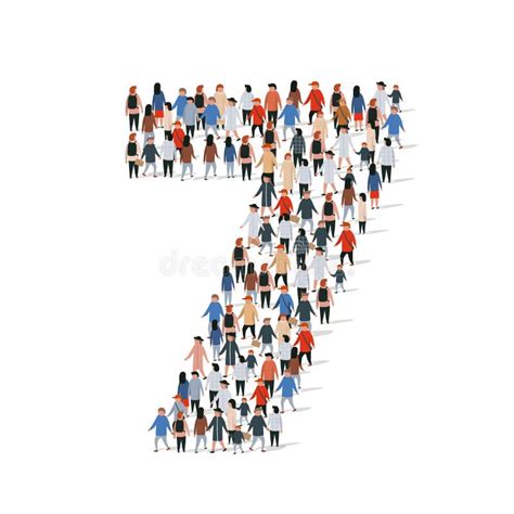 Silhouette Seven People Stock Illustrations 427 Silhouette Seven