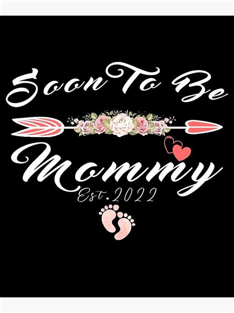 Soon To Be Mommy 2022 Funny Mother S Day First Time Mom Pregnancy T Cute Floral Heart Lover